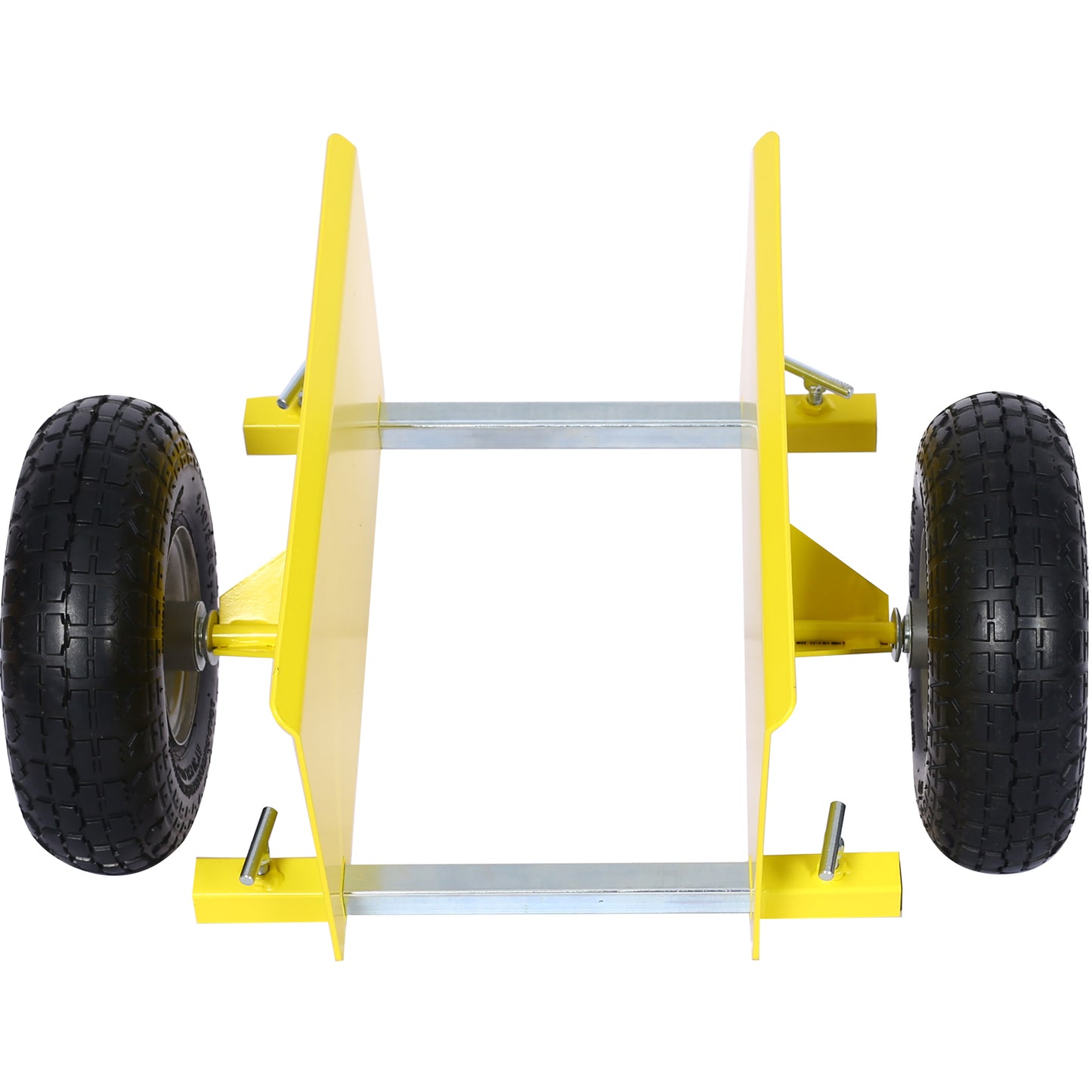 600lb Panel Dolly , 10in. Pneumatic Wheels,yellow